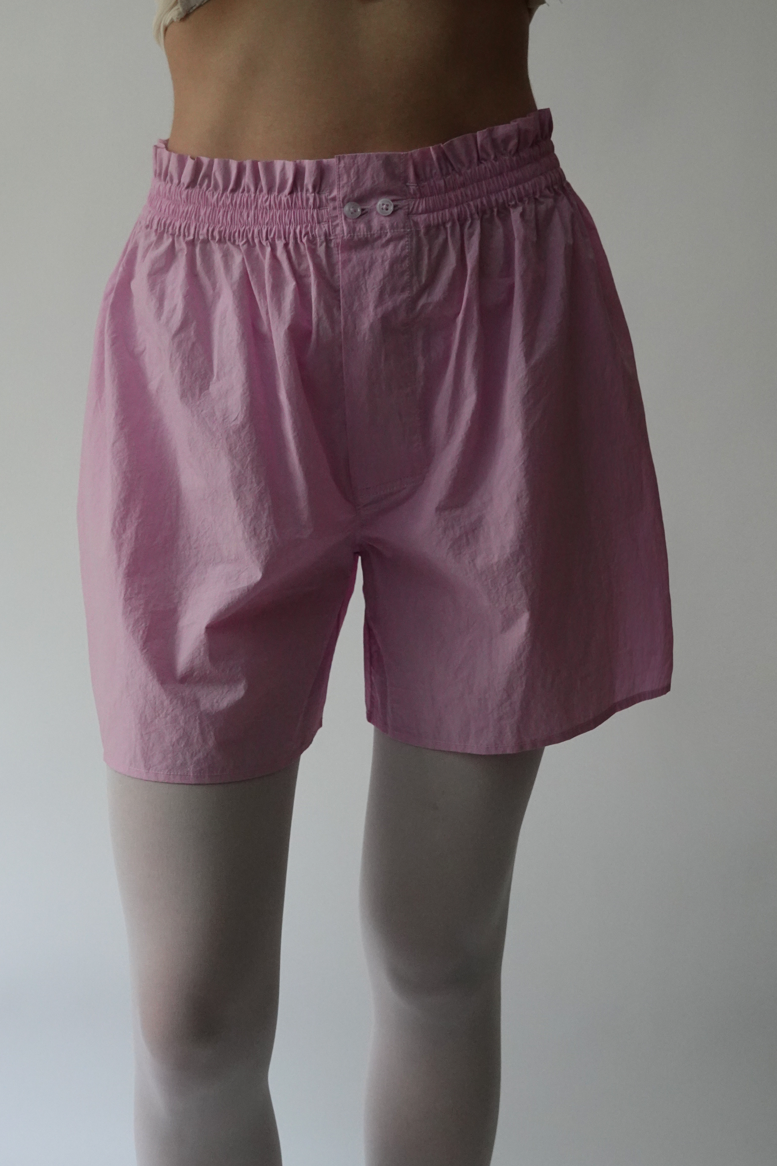 Ruffle Cotton Boxer