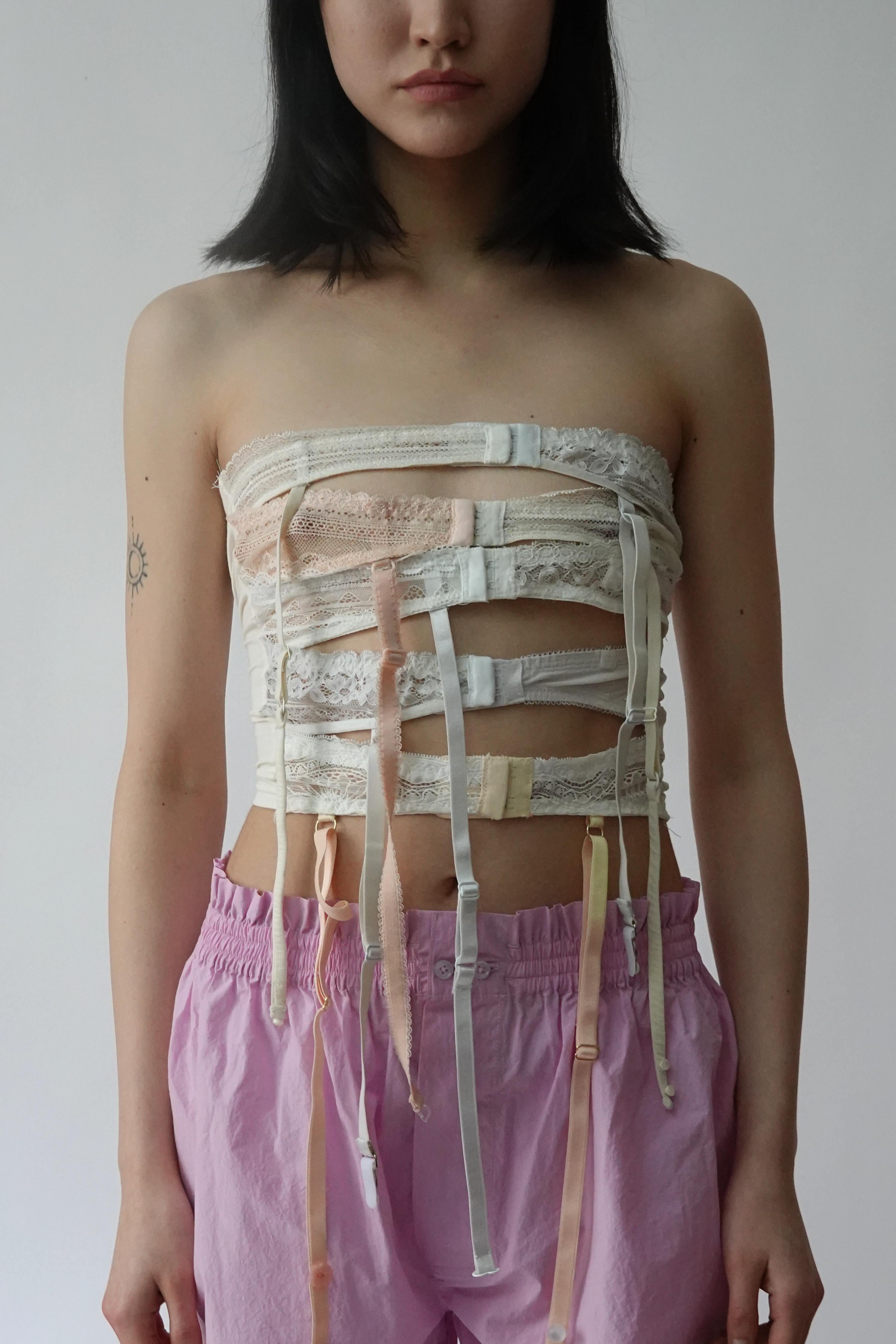 Upcycled Lingeried Tube Top