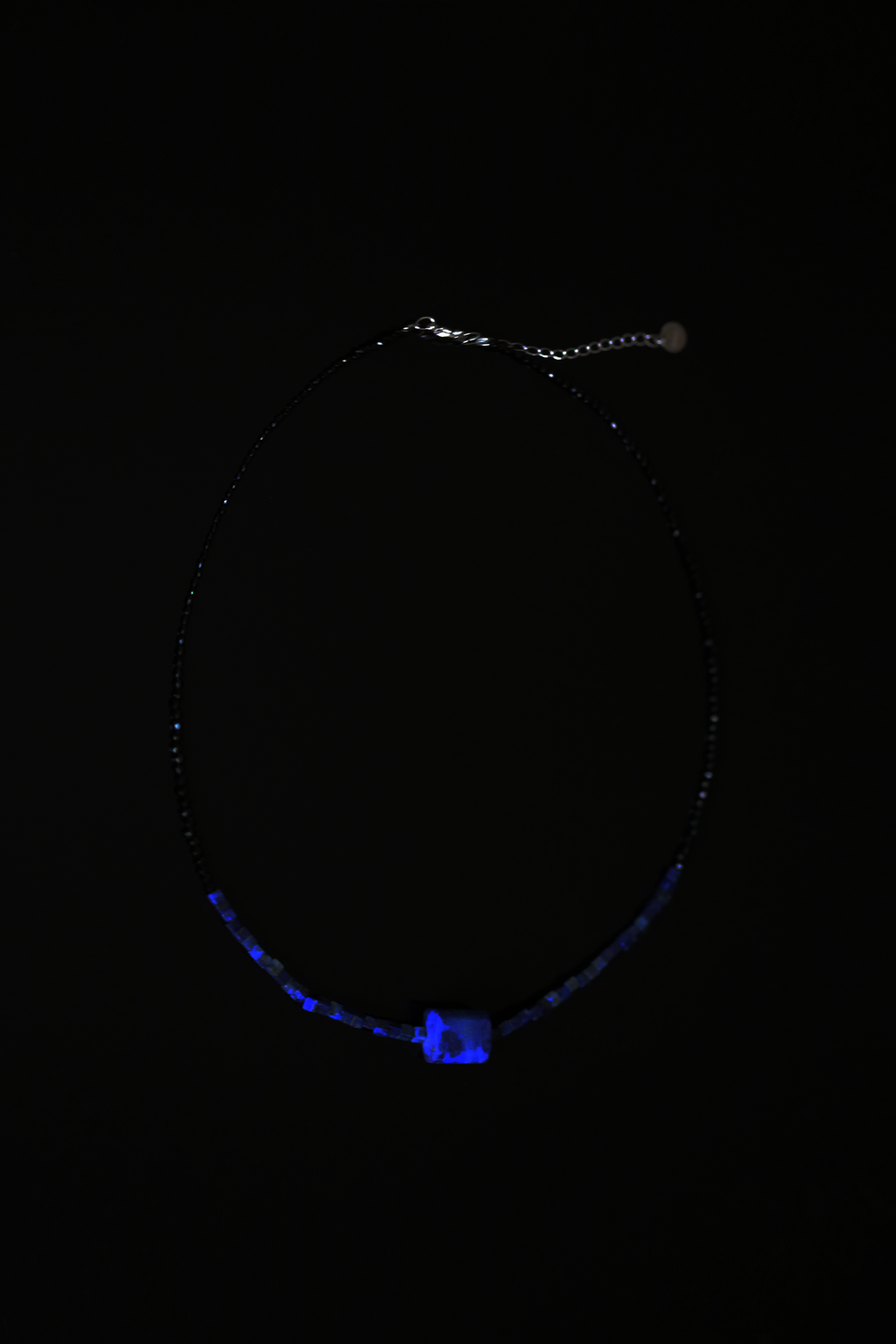 Blue Shadow Marble Lapis Necklace