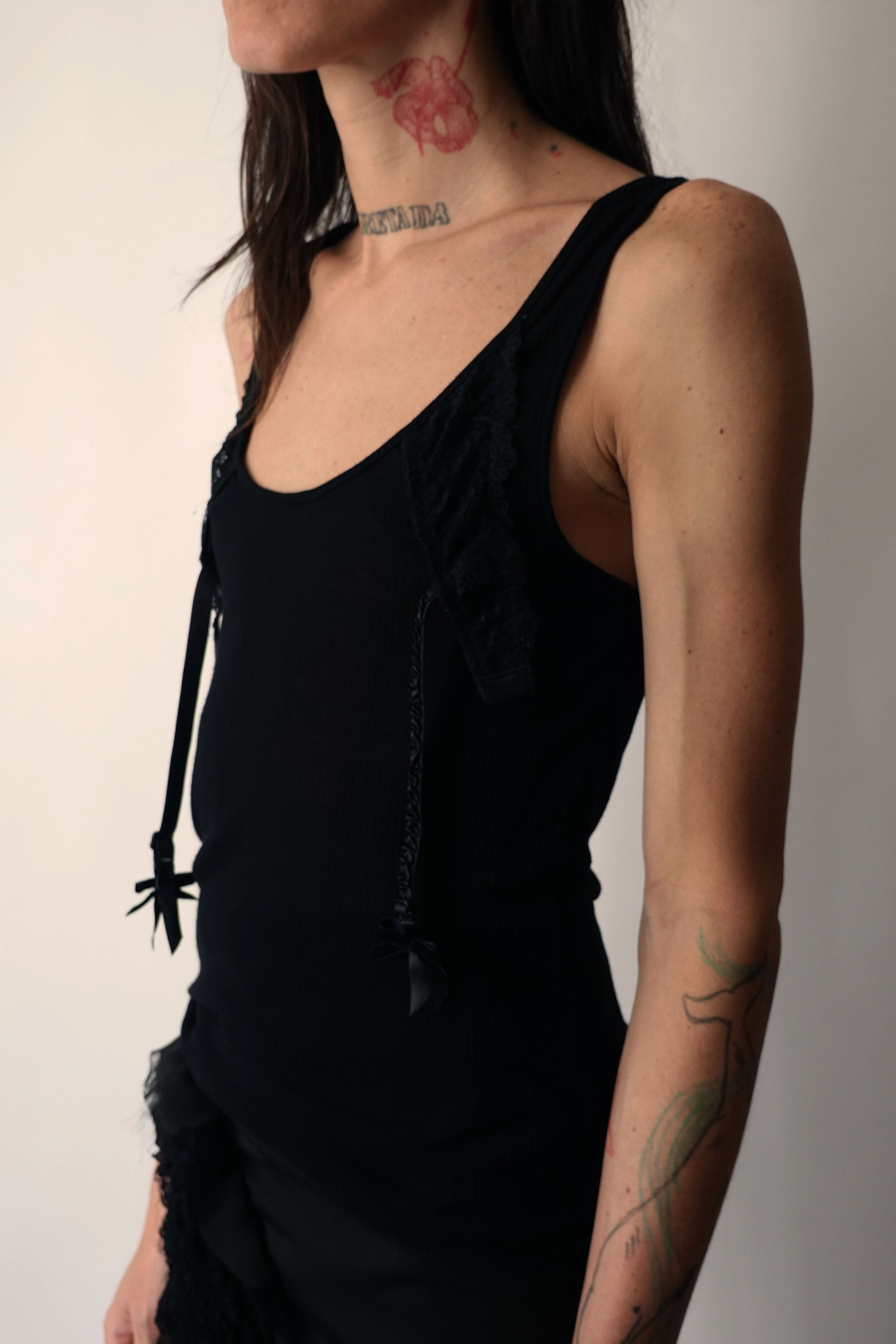 Upcycled Lingeried Tank Top