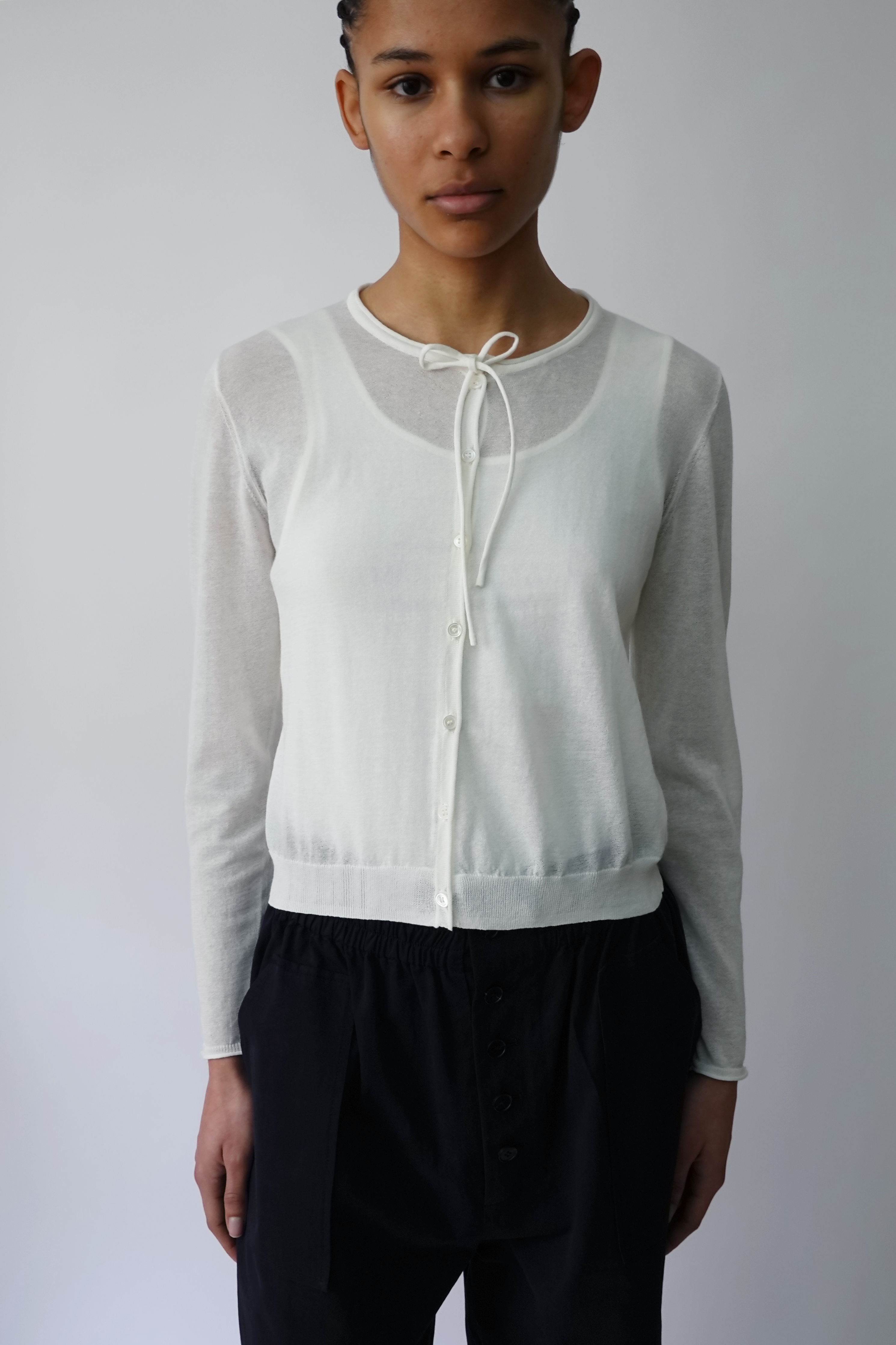 Lightweight cotton cardigan