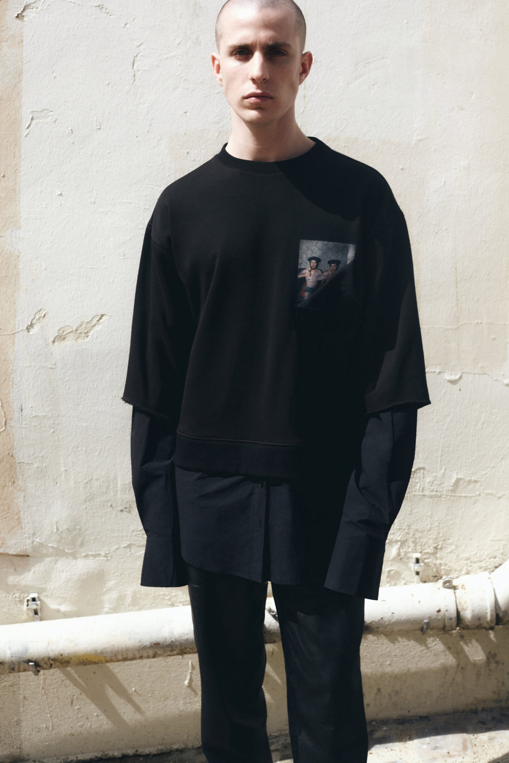 Double-Layered Sweatshirt - SOLD OUT